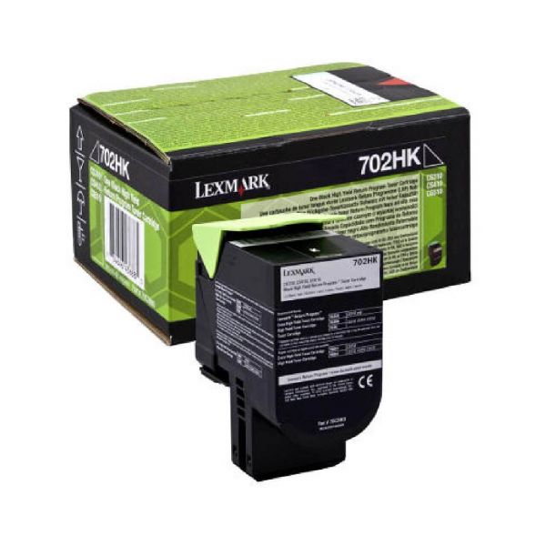 Original Lexmarktoner 702HK (4.000 Seiten) Schwarz