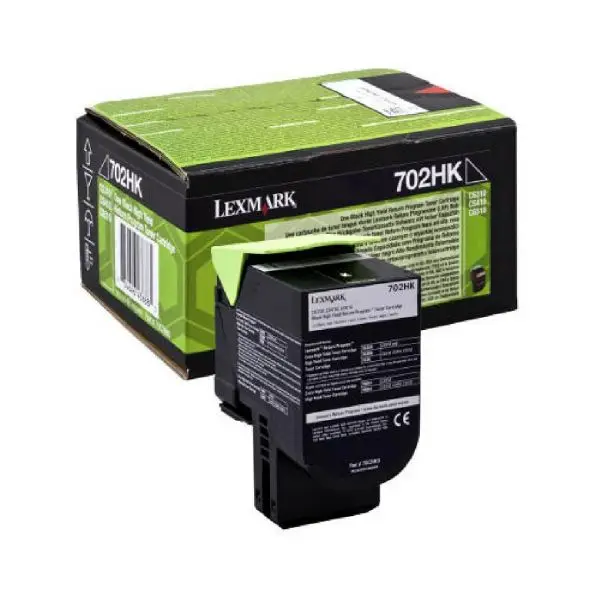 Original Lexmarktoner 702HK (4.000 Seiten) Schwarz Original Lexmarktoner 702HK (4.000 Seiten) Schwarz