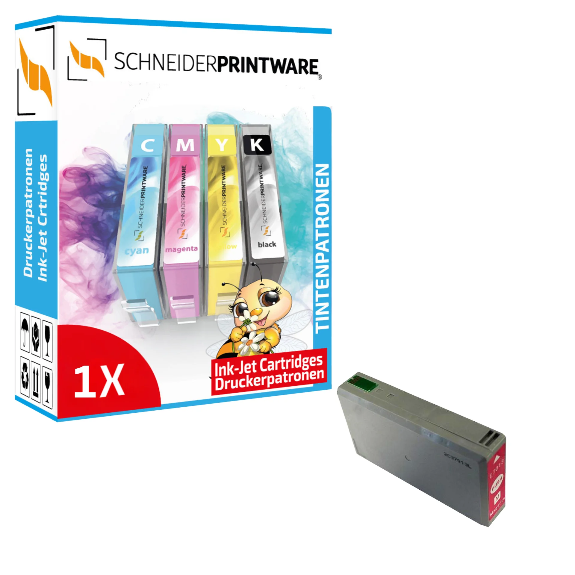 Kompatibel mit Epson T7013/ C13T70134010 XXL-Druckerpatrone Magenta