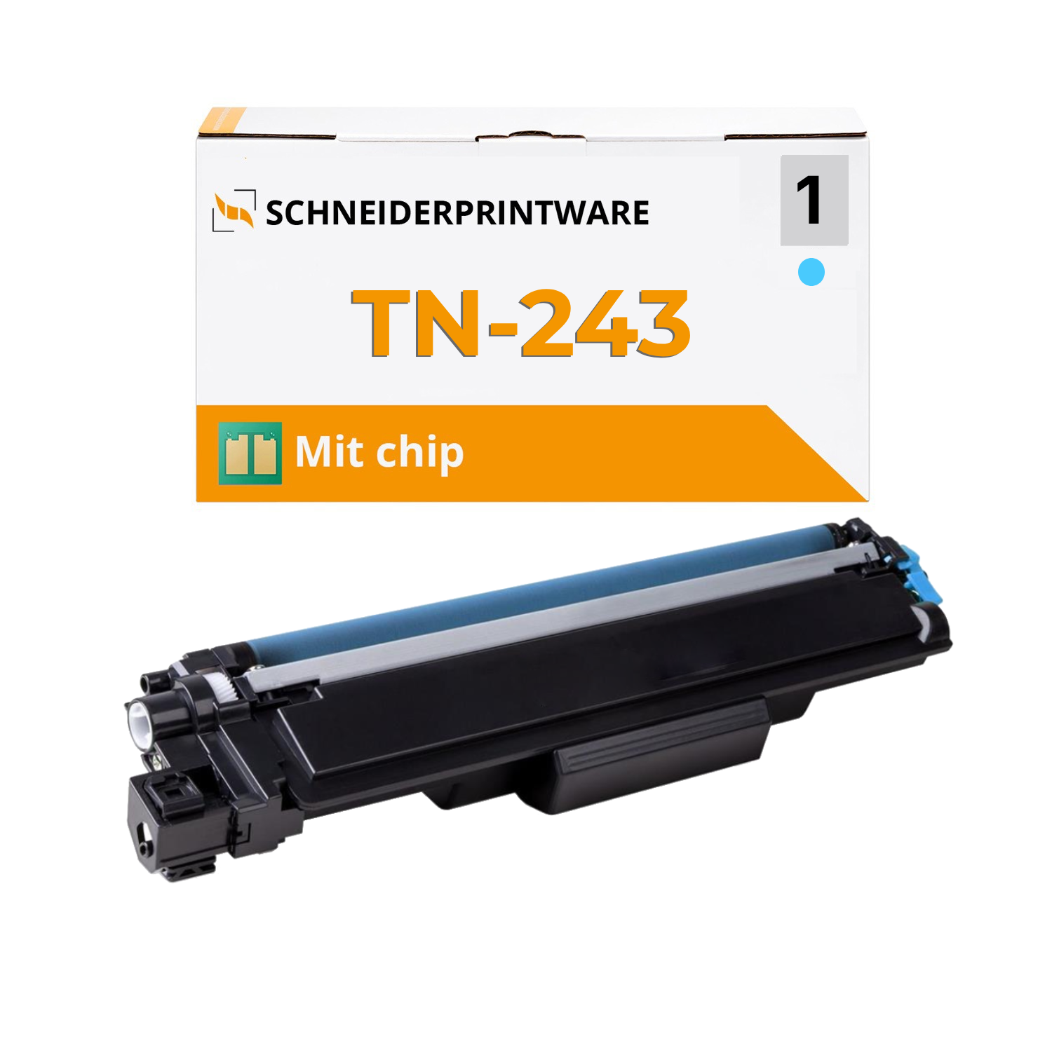  Kompatibel Brother TN-243 Cyan Toner mit Chip