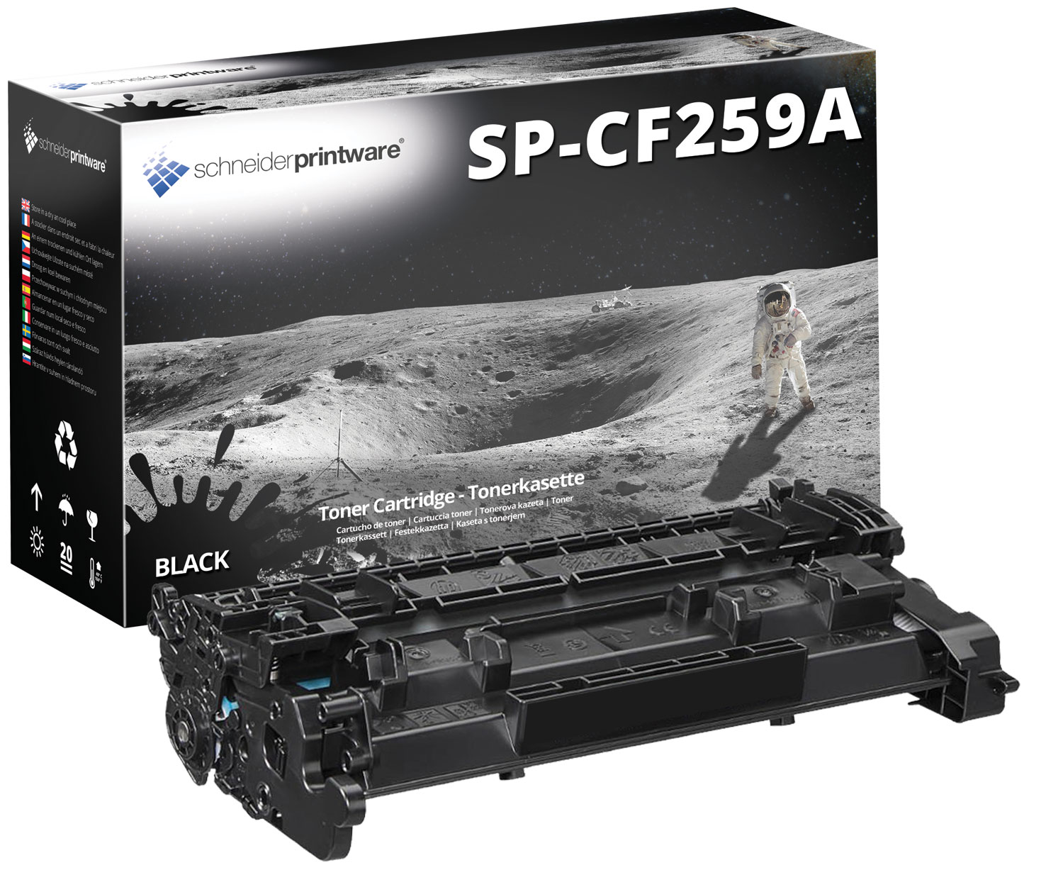 Erneuerter HP CF259A Toner für HP LaserJet Pro M404n mit Chip