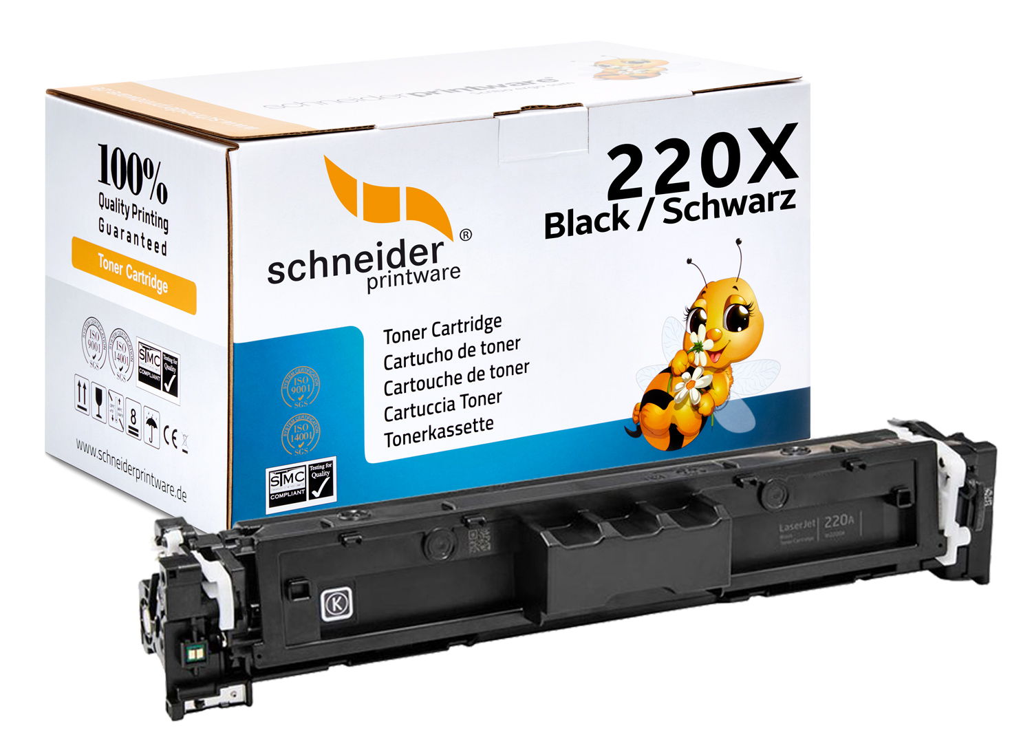Kompatibel für HP 220X W2200X Schwarz