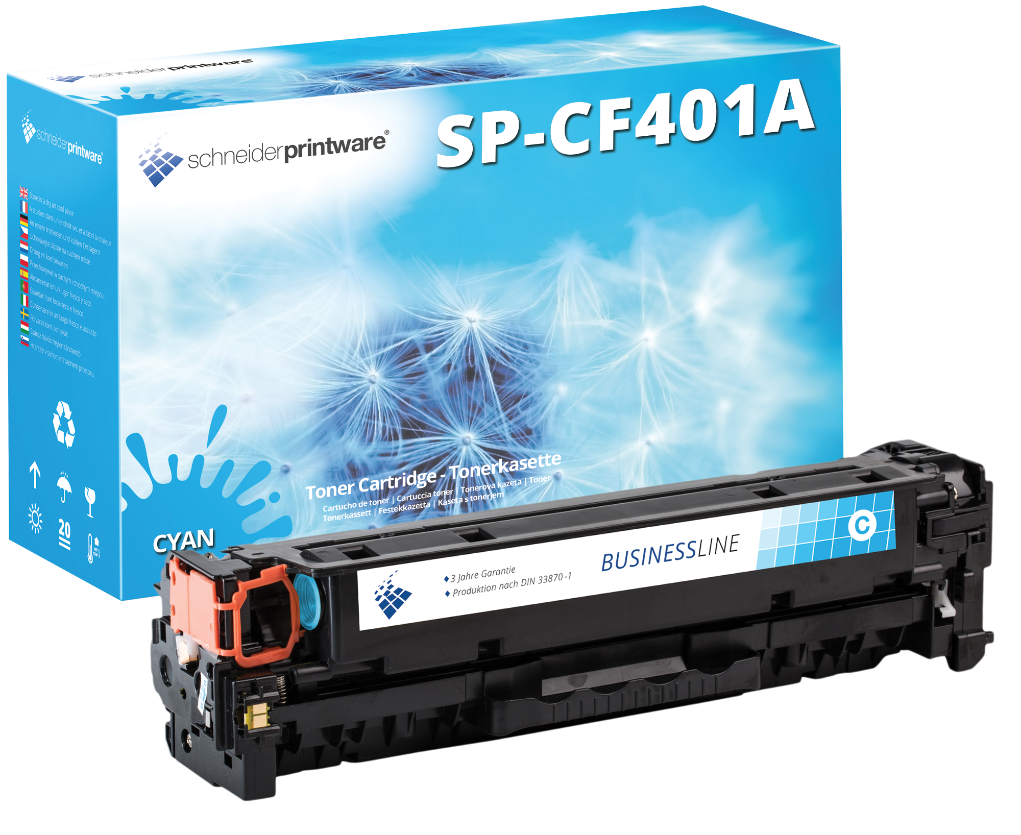 Kompatibel für HP CF401A / 201A Toner Cyan