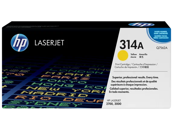 HP 314A Yellow Originaltoner Q7562A