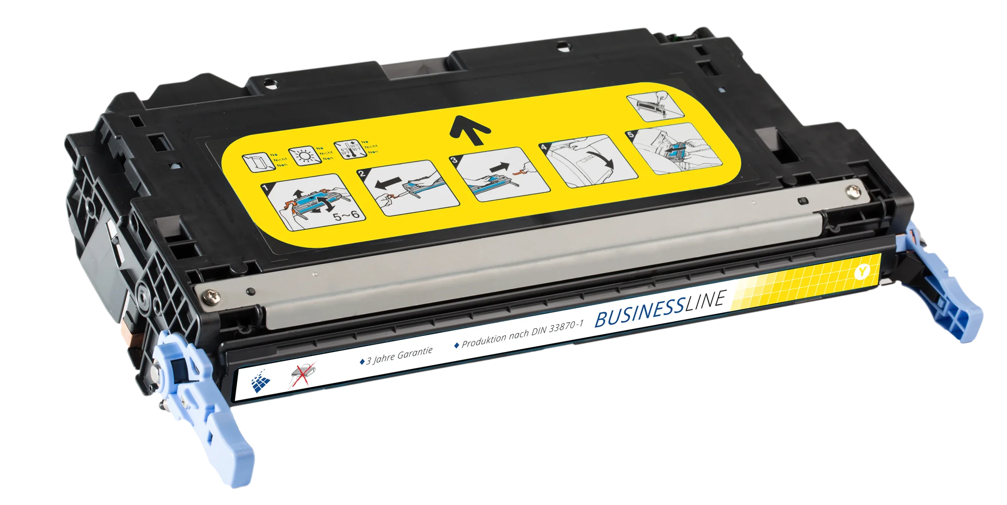 Hochleistungs- Toner +40% mehr Druckleistung ersetzt HP 503A / Q7582A Yellow
