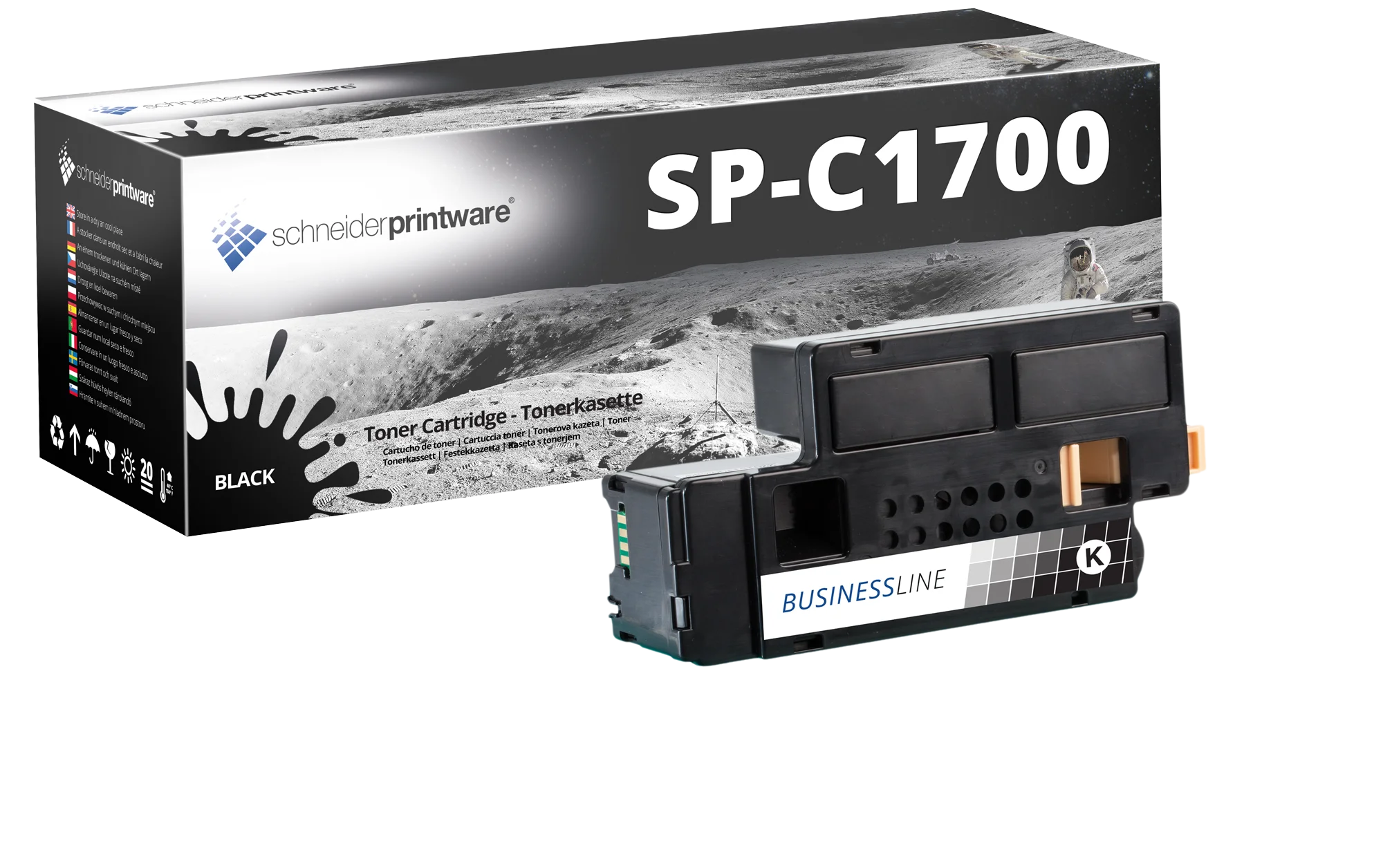 Businessline Toner ersetzt Epson Aculaser C1700 / CX17 Schwarz