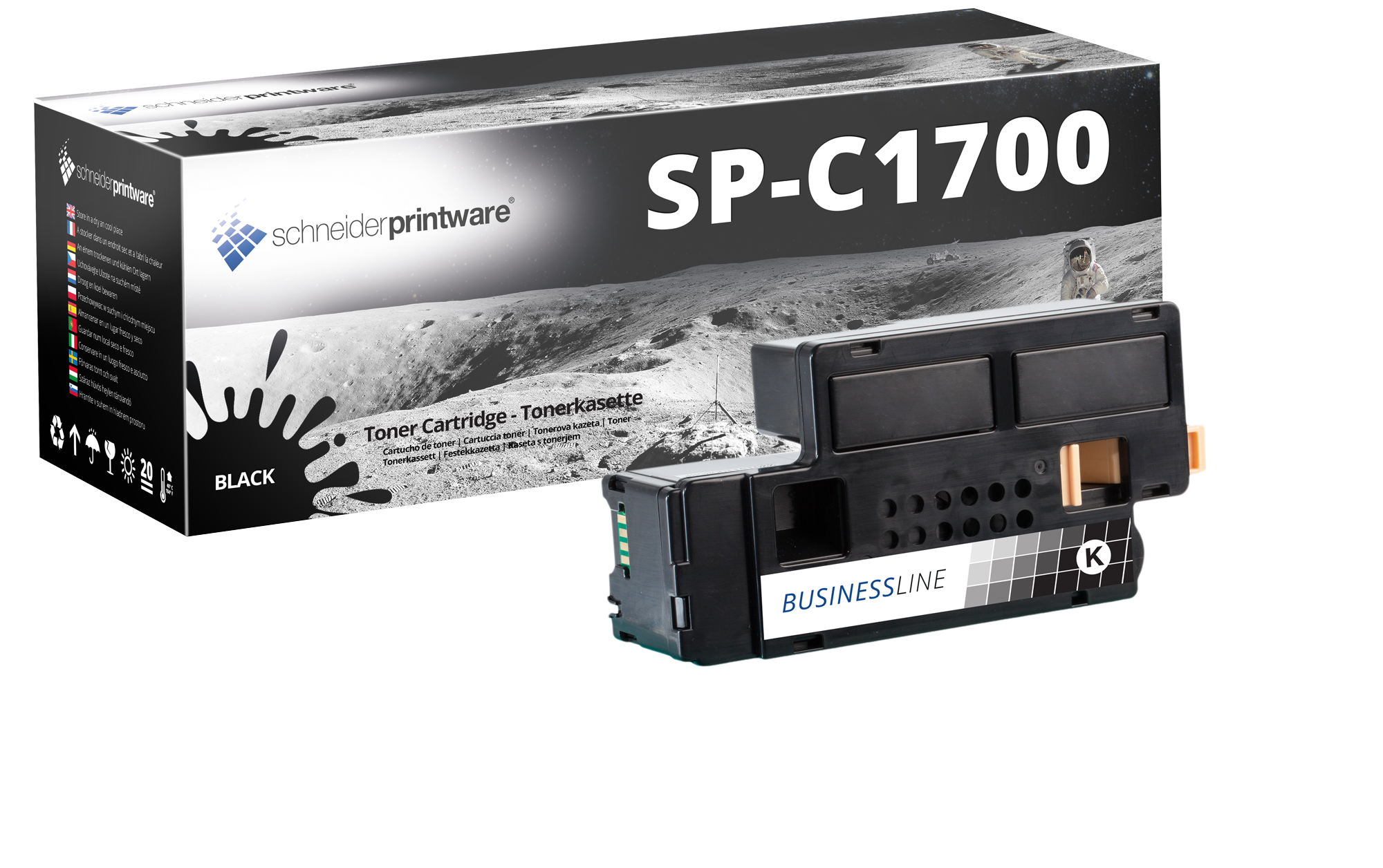 Businessline Toner ersetzt Epson Aculaser C1700 / CX17 Schwarz