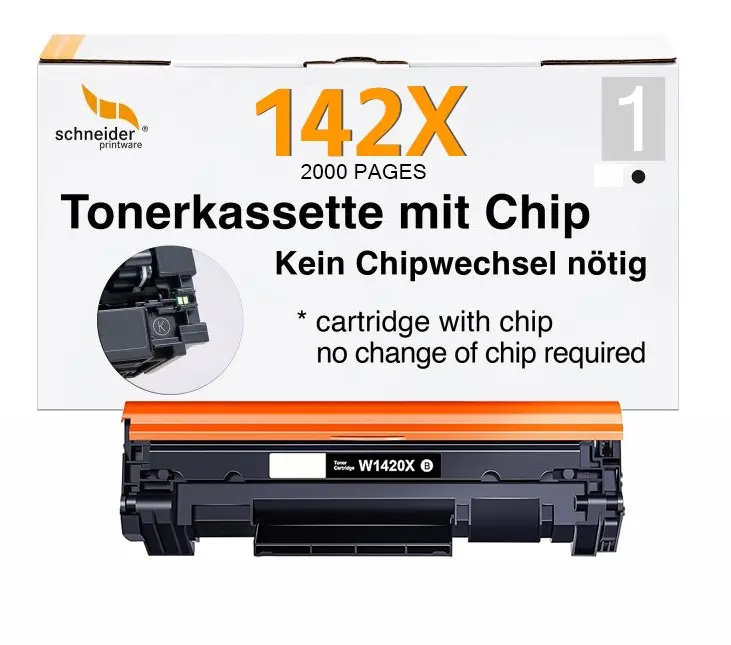 Kompatibel für HP 142X / W1420X MIT UPDATE SICHEREM CHIP