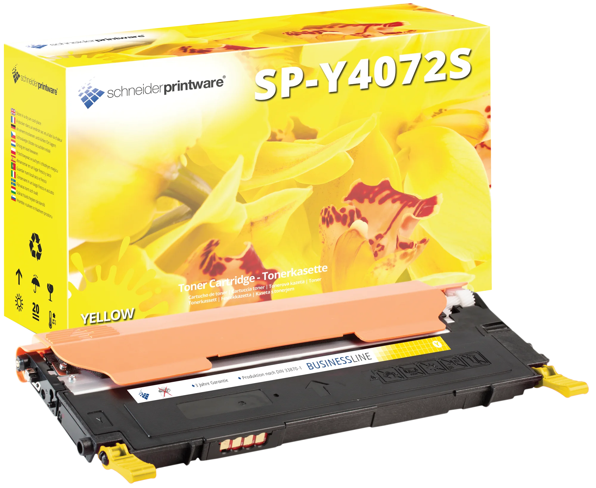 Schneiderprintware Toner ersetzt Samsung CLT-Y4072S