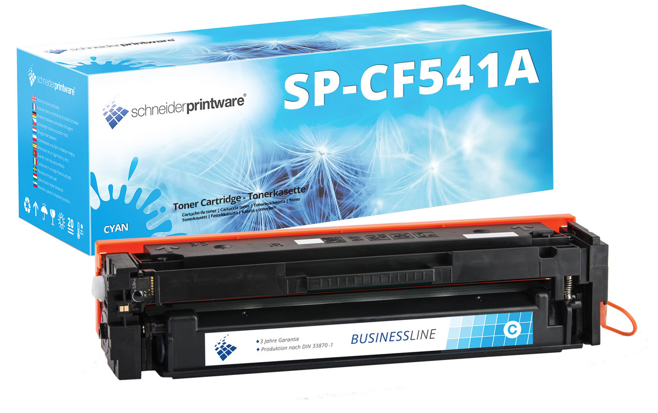 Kompatibel für HP CF541A / 203A Toner Cyan 2.300 Seiten
