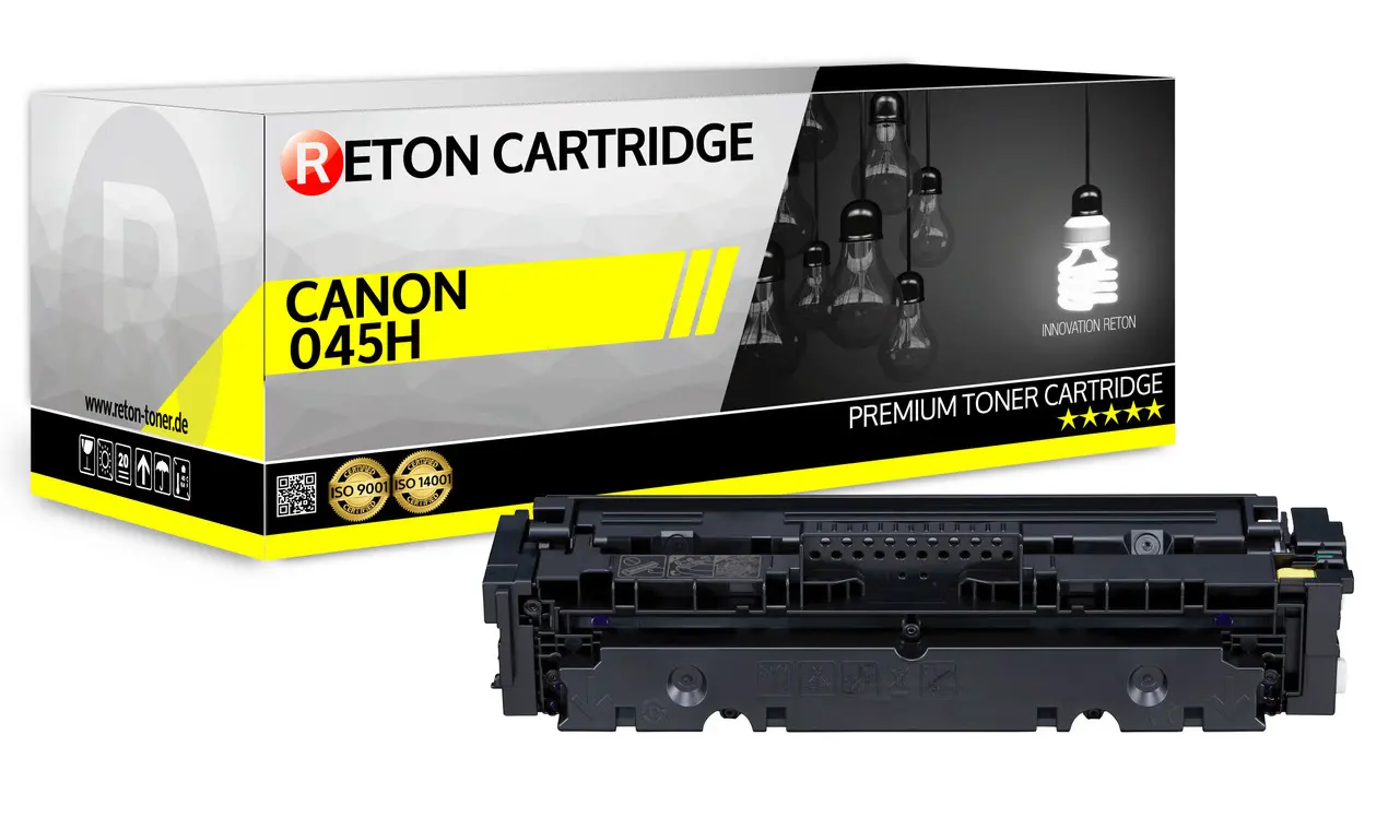 Original Reton Toner ersetzt Canon 045H Yellow