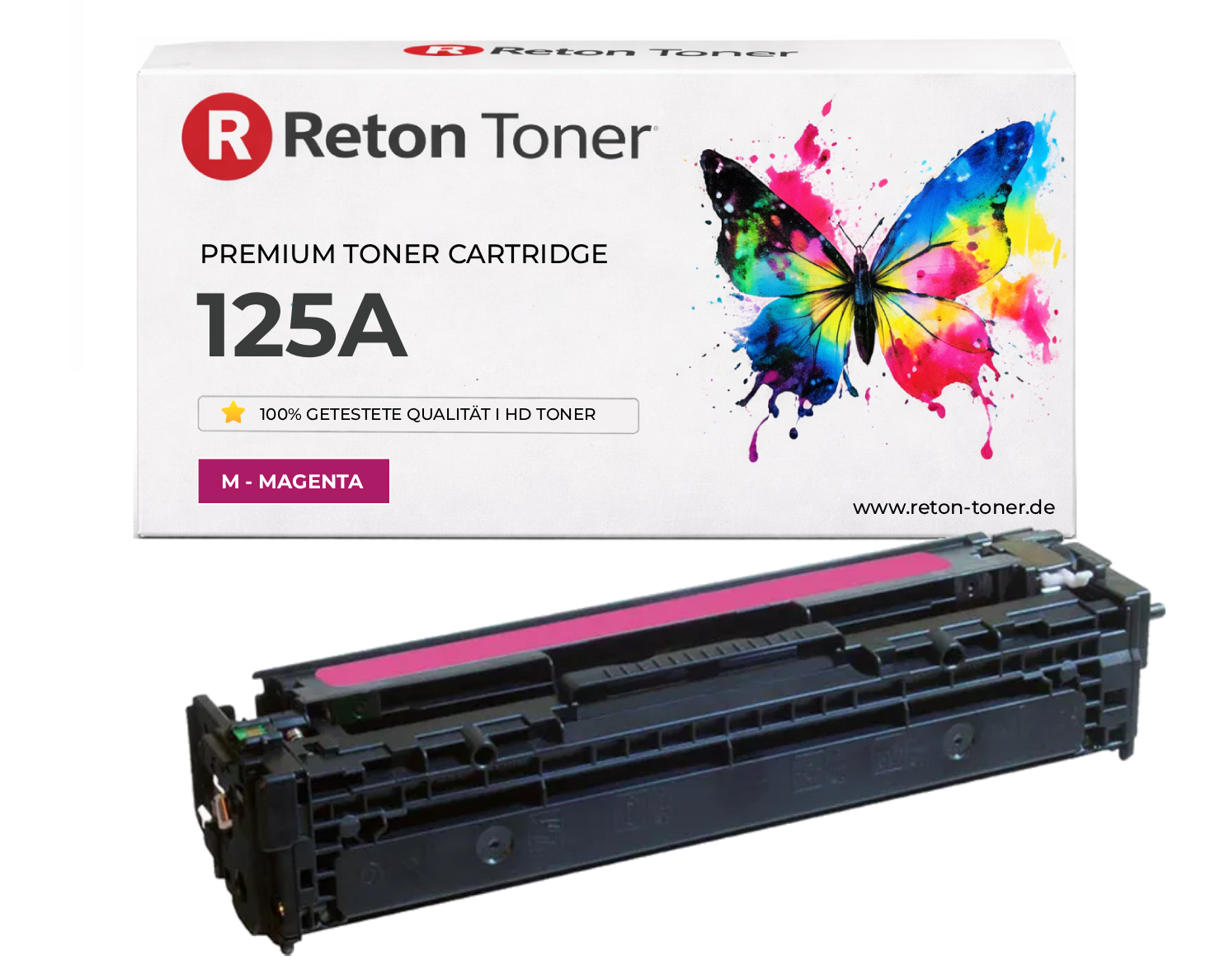 Reton Toner kompatibel zu HP 125A / CB543A Magenta