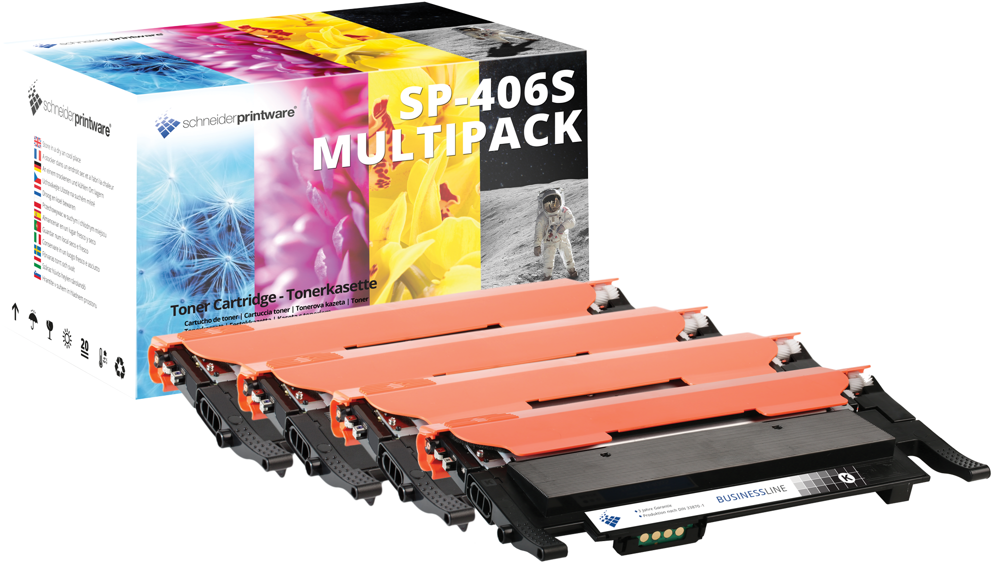 Kompatibel  CLT-406 Toner 50% mehr Leistung für Samsung Xpress C460W