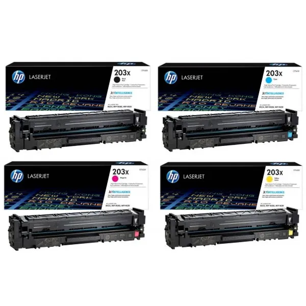 HP 203X Multipack Toner CF540X CF541X CF542X CF543X