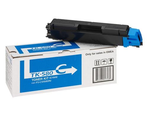 Kyocera-Originaltoner TK-580C (2.800 Seiten) Cyan