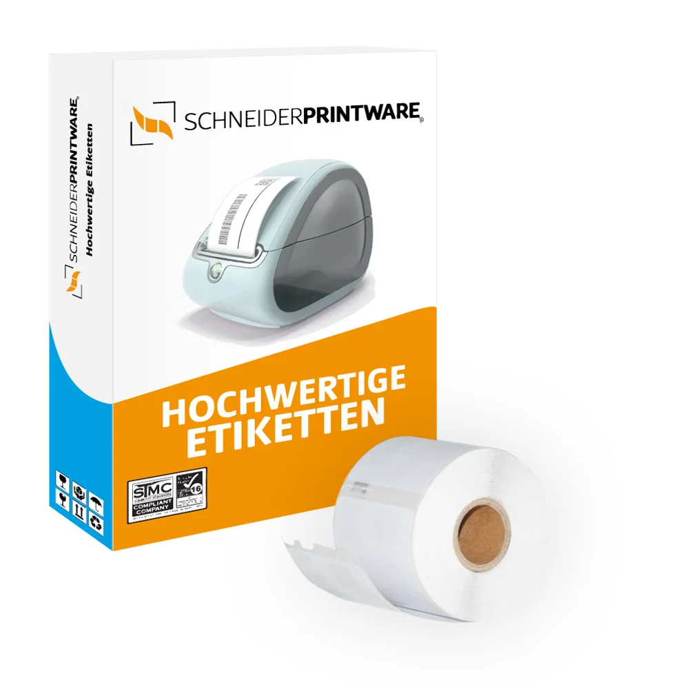 Kompatibel für Dymo LABELWRITER 310 (99015 / S0722440) Etikett 320x (54mm x 70mm)