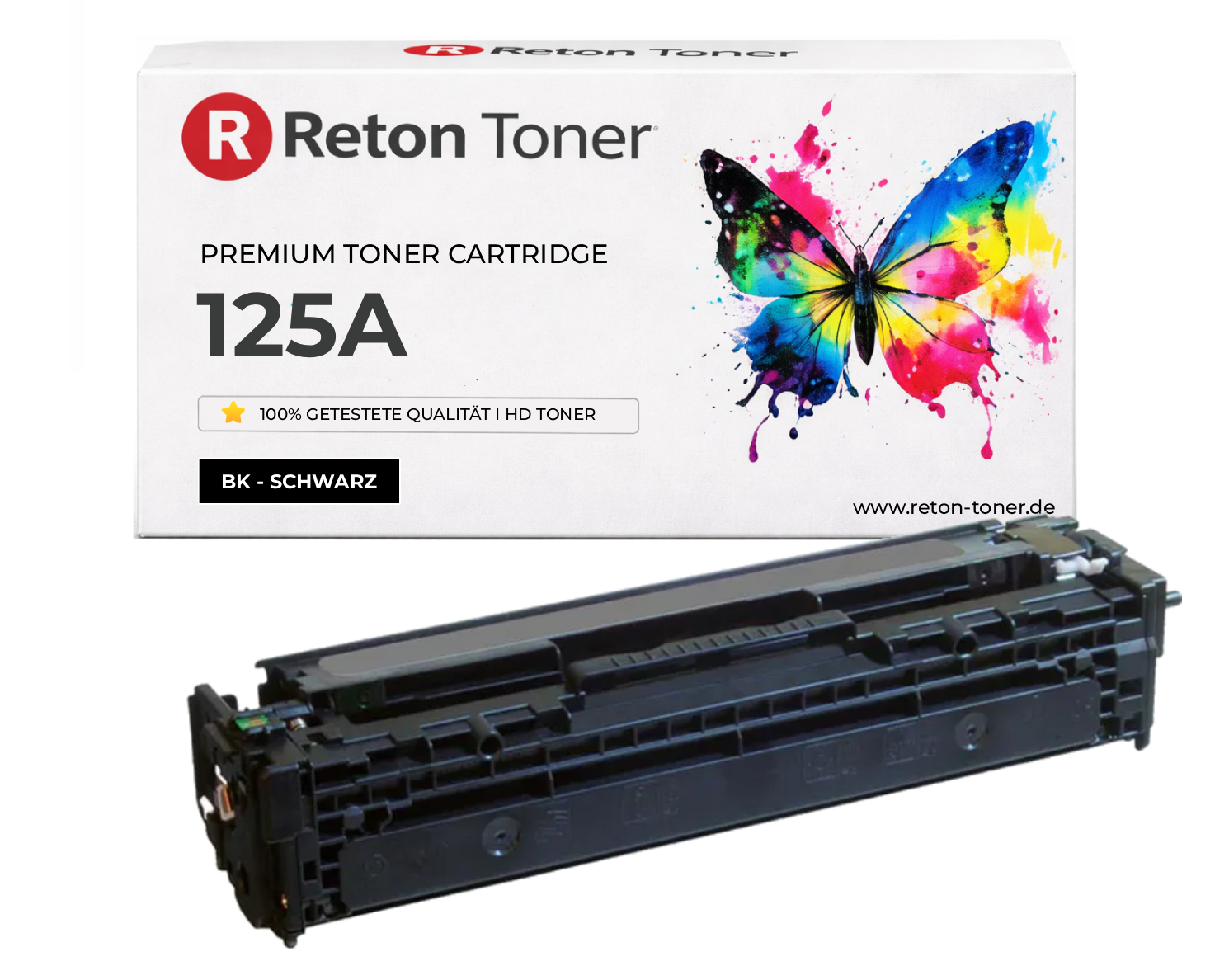 Reton Toner kompatibel zu HP 125A / CB540A Schwarz