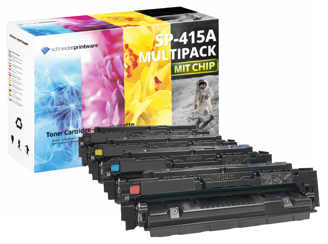 HP 415A Toner Multipack | mit CHIP | W2030A W2031A W2032A W2033A