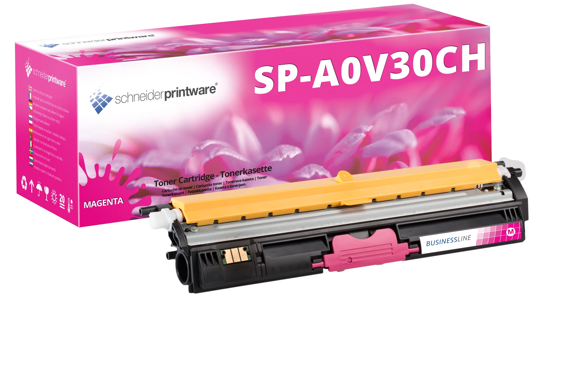 Businessline Toner ersetzt Konica Minolta 1600W A0V30CH Magenta