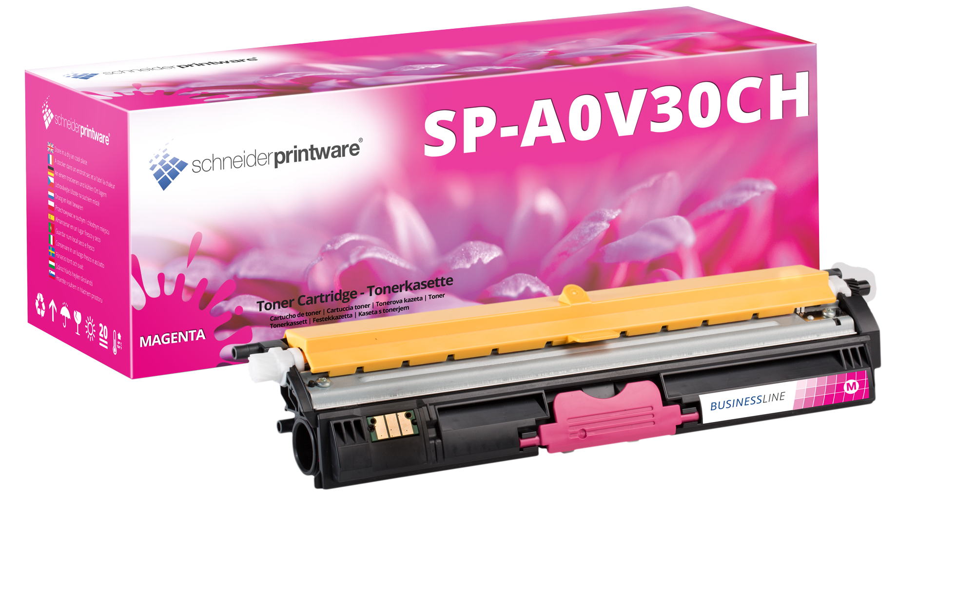 Businessline Toner ersetzt Konica Minolta 1600W A0V30CH Magenta
