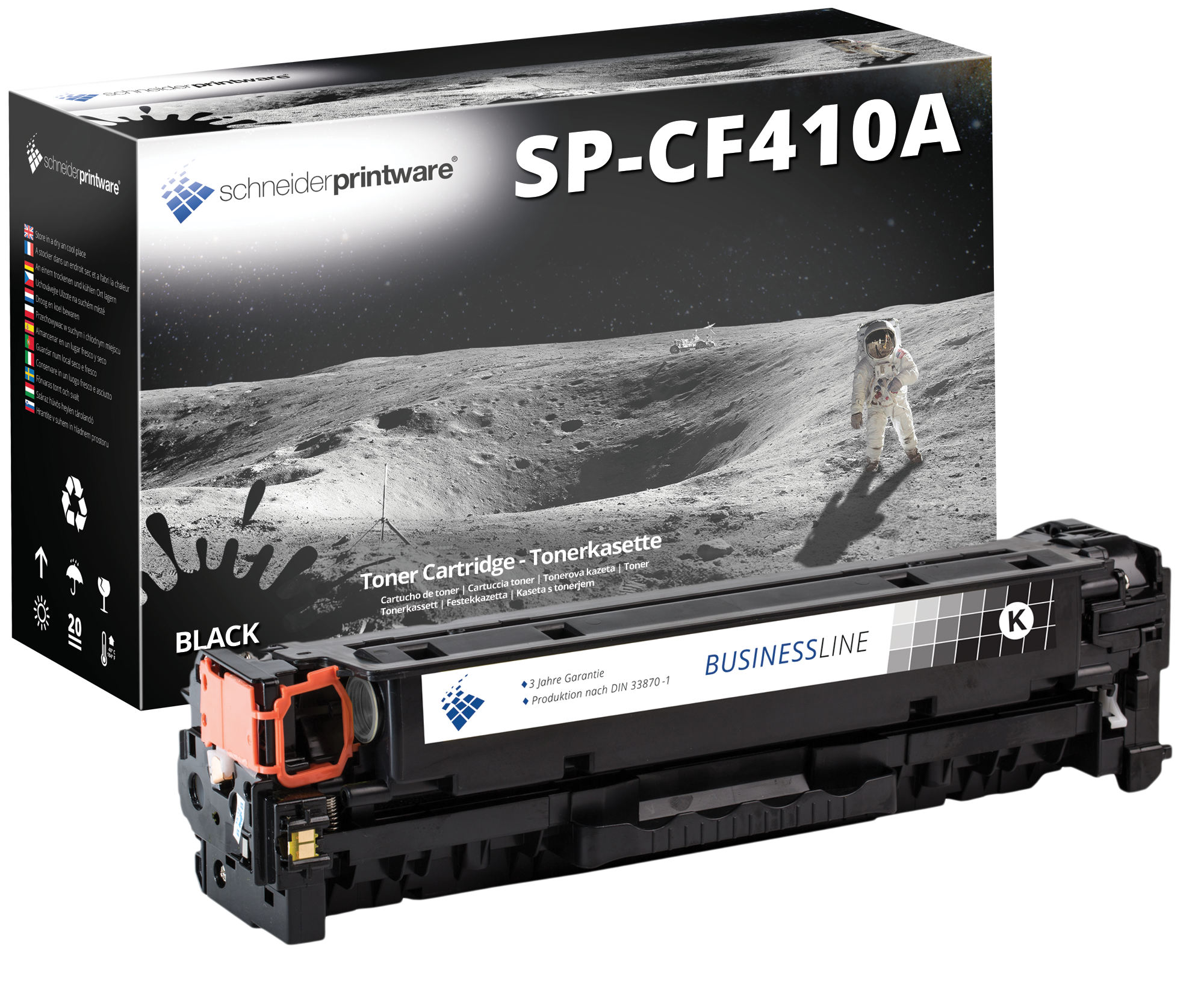Hochleistungstoner 25% höhere Druckleistung kompatibel zu HP  CF410A