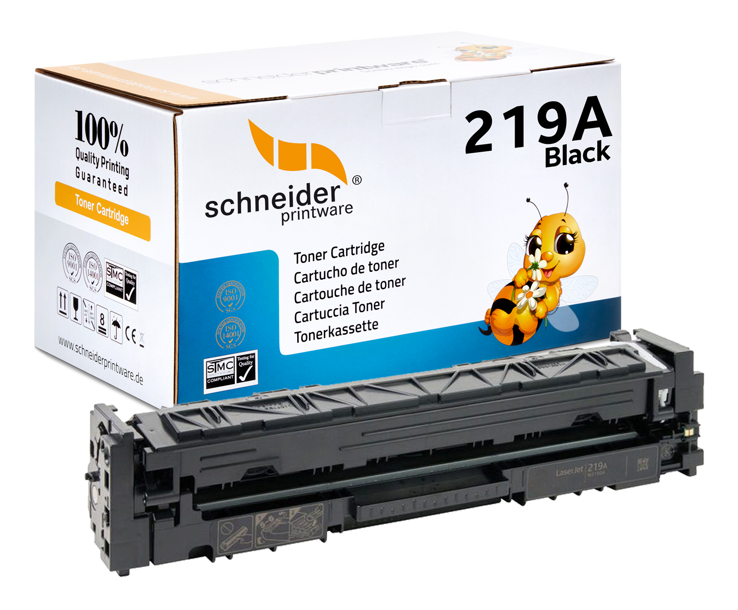 Kompatibel für HP 219A W2190A Schwarz