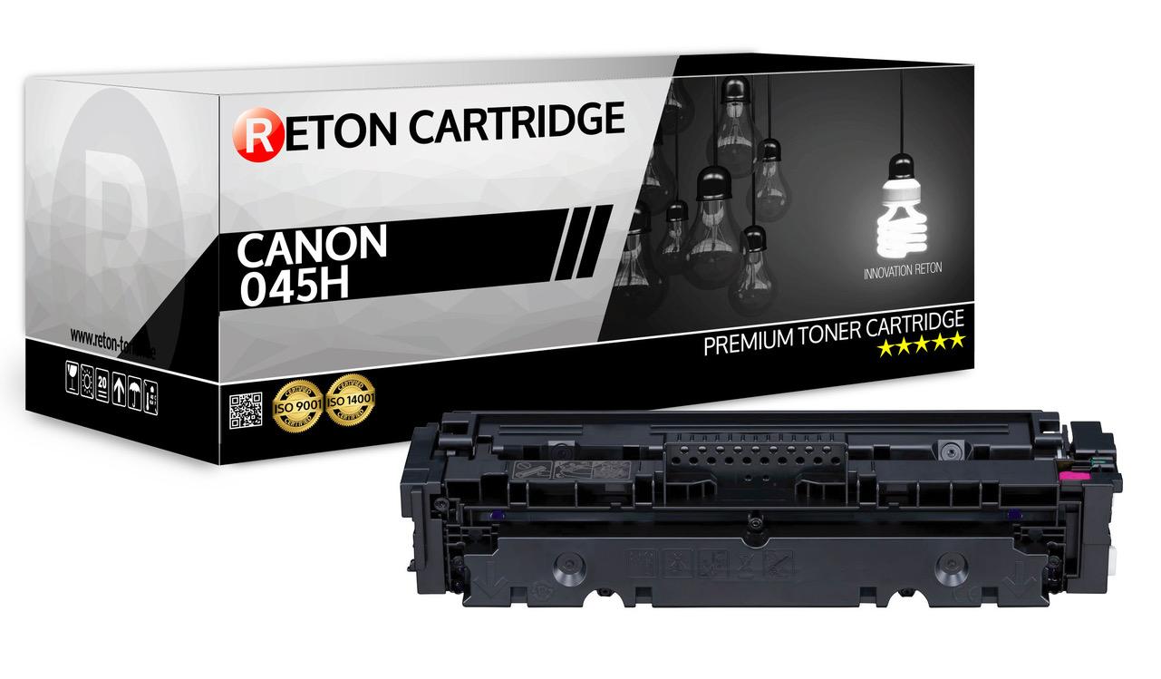 Original Reton Toner ersetzt Canon 045H Black / Schwarz