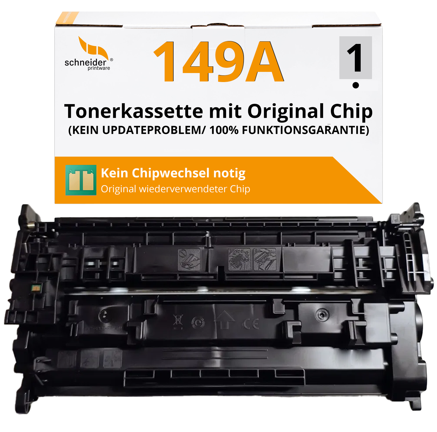 Recycelt Fachgerecht HP 149A (W1490A) Toner MIT CHIP