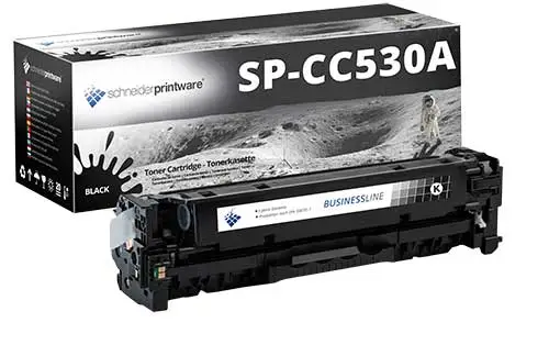 Kompatibler Toner 30% mehr Leistung ersetzt HP 304A / CC530A Schwarz