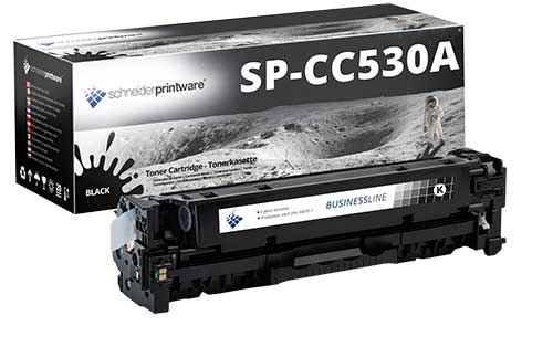 Kompatibler Toner 30% mehr Leistung ersetzt HP 304A / CC530A Schwarz