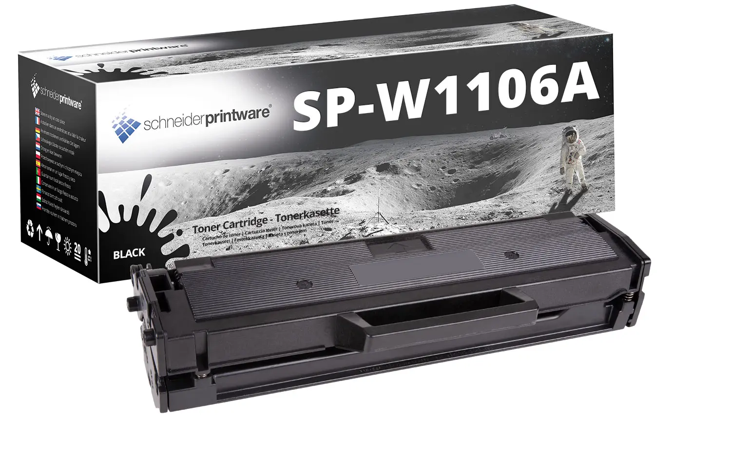Toner-1.500 Seiten- Kompatibel zu HP 106A W1106A