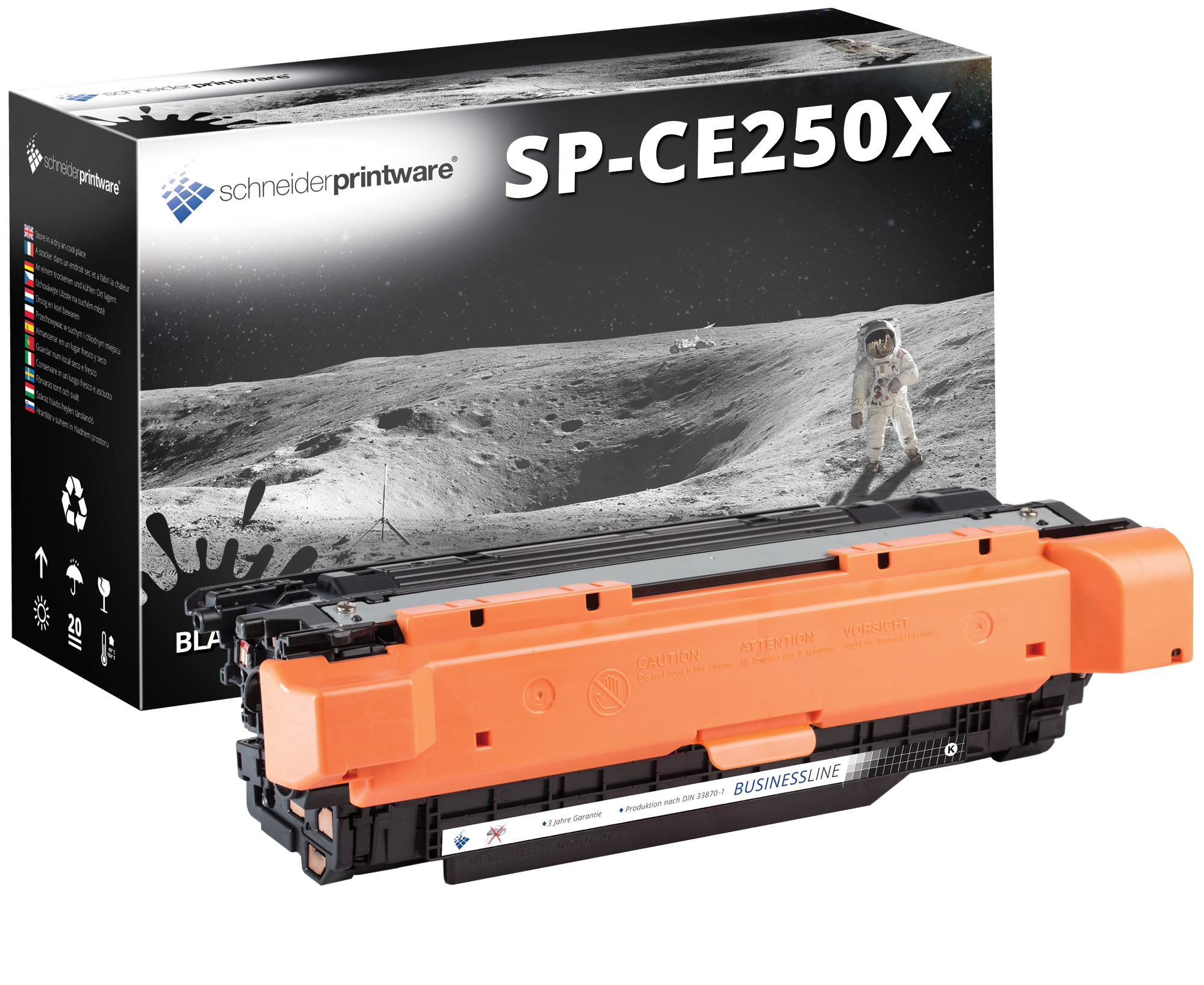 Businessline Toner ersetzt HP 504A / CE250X