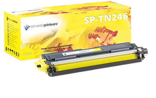 Schneiderprintware Toner 50% höhere Leistung ersetzt Brother TN-246Y