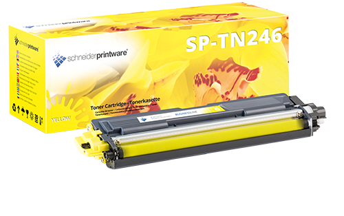 Schneiderprintware Toner 50% höhere Leistung ersetzt Brother TN-246Y