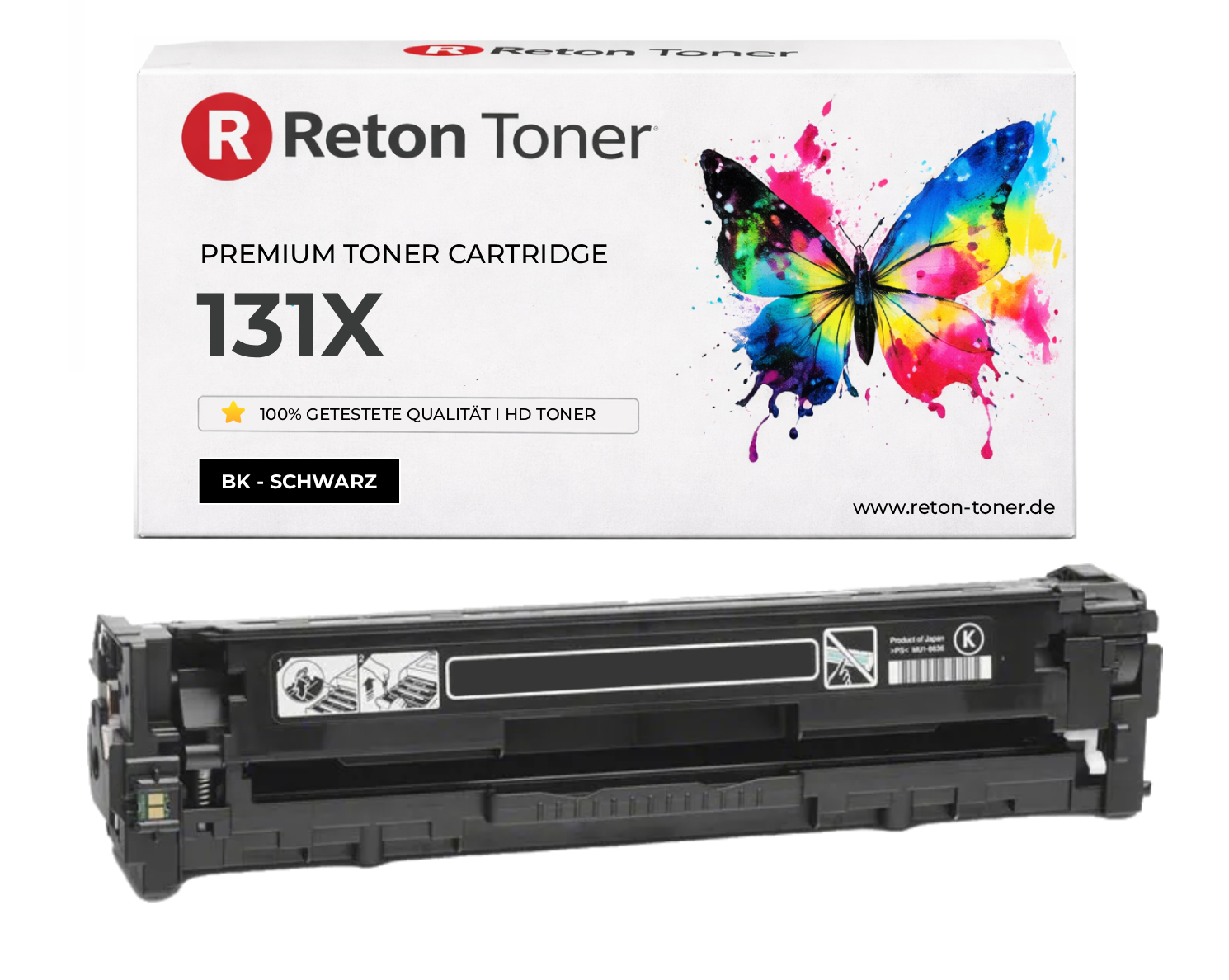Reton Toner kompatibel zu HP CF210X / 131X  Schwarz