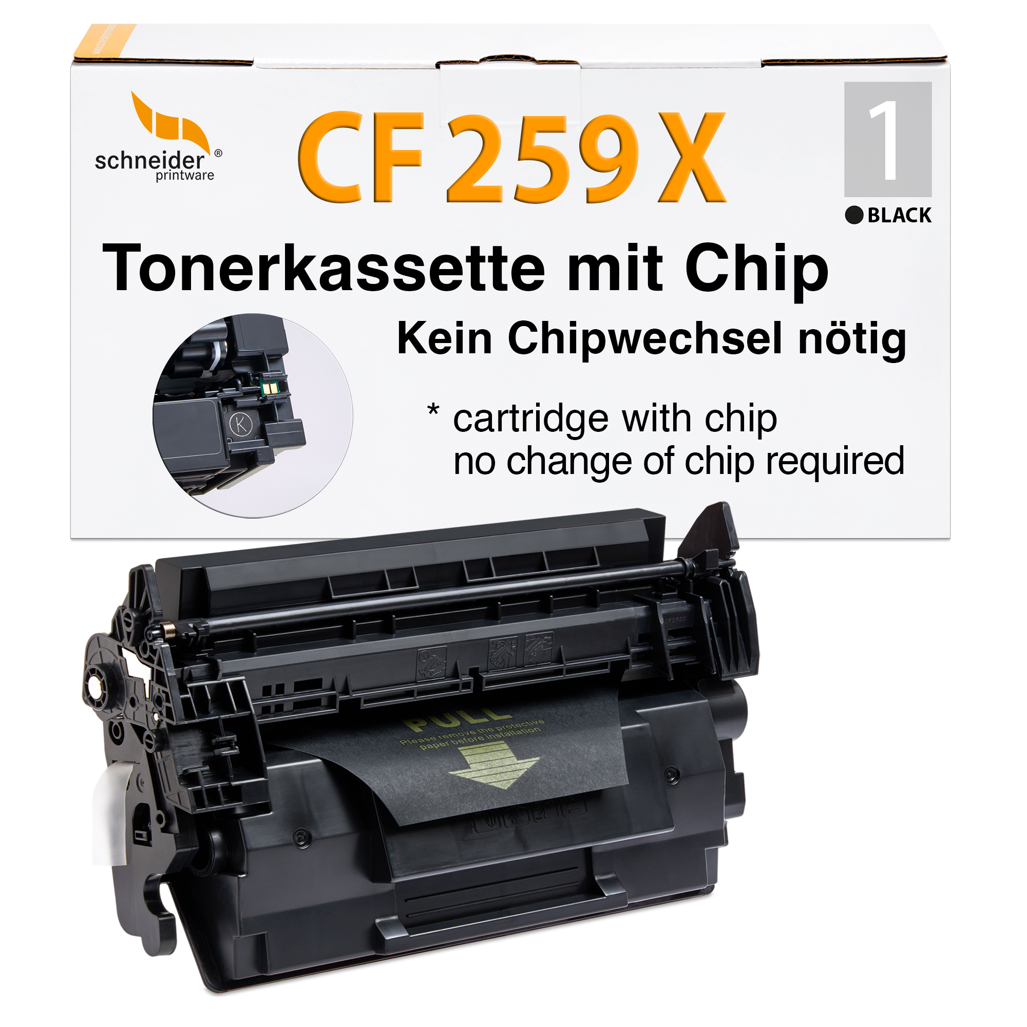 Schneiderprintware Toner MIT CHIP ersetzt HP 59X CF259X