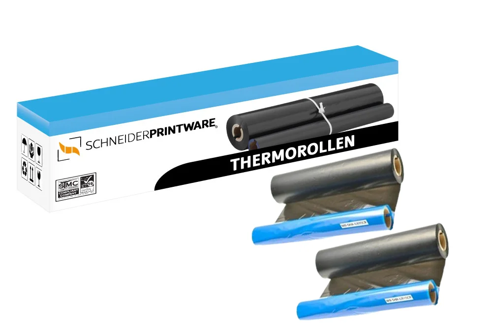 Kompatibel für Sharp F 1500 M (UX-15CR) Thermorolle Schwarz
