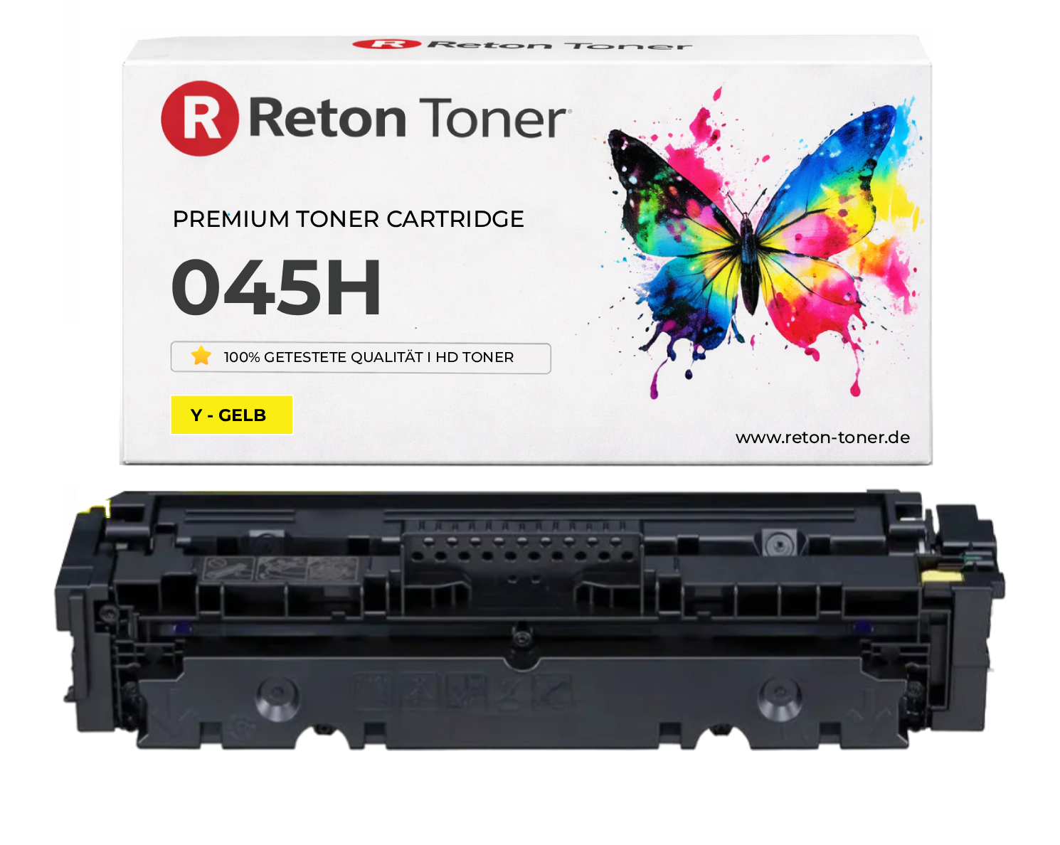 Original Reton Toner ersetzt Canon 045H Yellow Original Reton Toner ersetzt Canon 045H Yellow