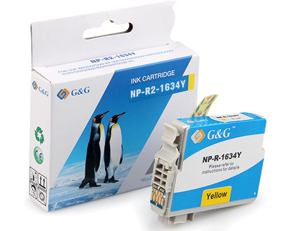 Kompatibel mit Epson 16XL/ T1634/ C13T16344012 XL-Druckerpatrone Gelb
