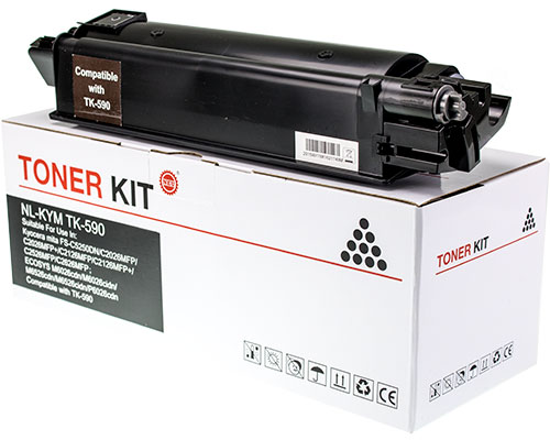 Fabrikneuer Toner ersetzt Kyocera TK-590BK Schwarz (7.000 Seiten)