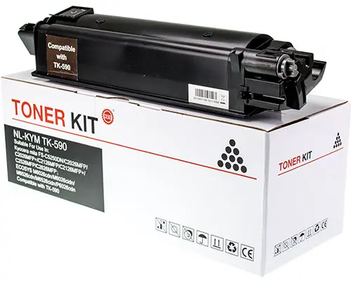 Fabrikneuer Toner ersetzt Kyocera TK-590BK Schwarz (7.000 Seiten)