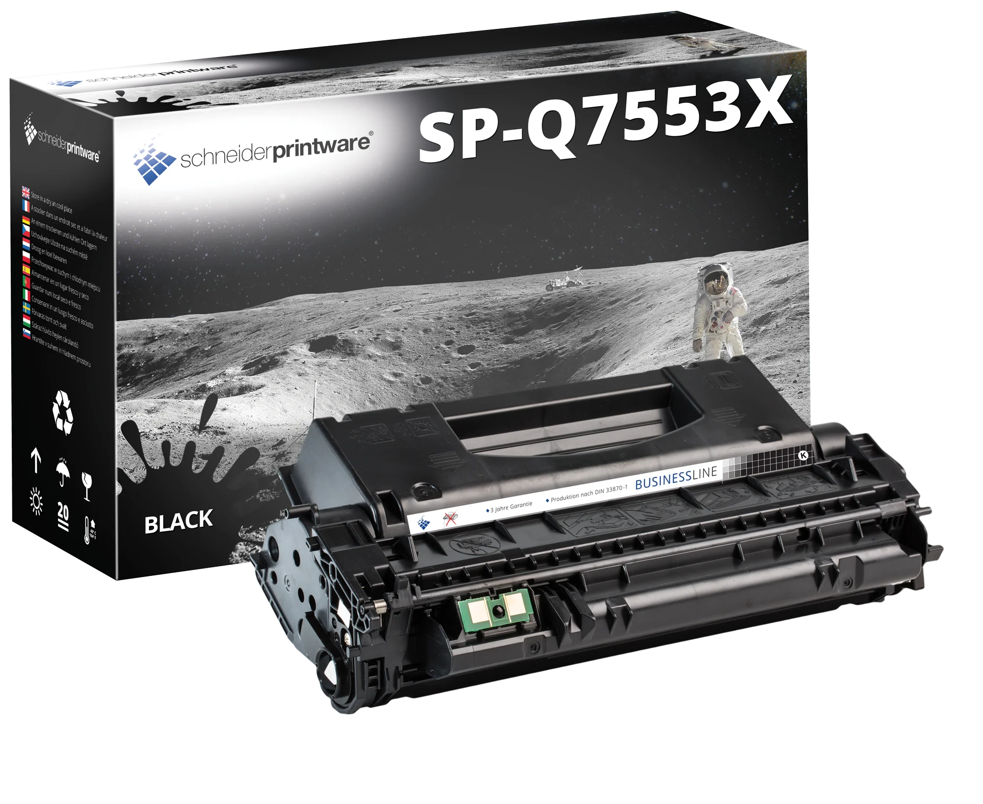 Schneider Printware Toner 50% mehr Leistung ersetzt HP Q7553X / 53X