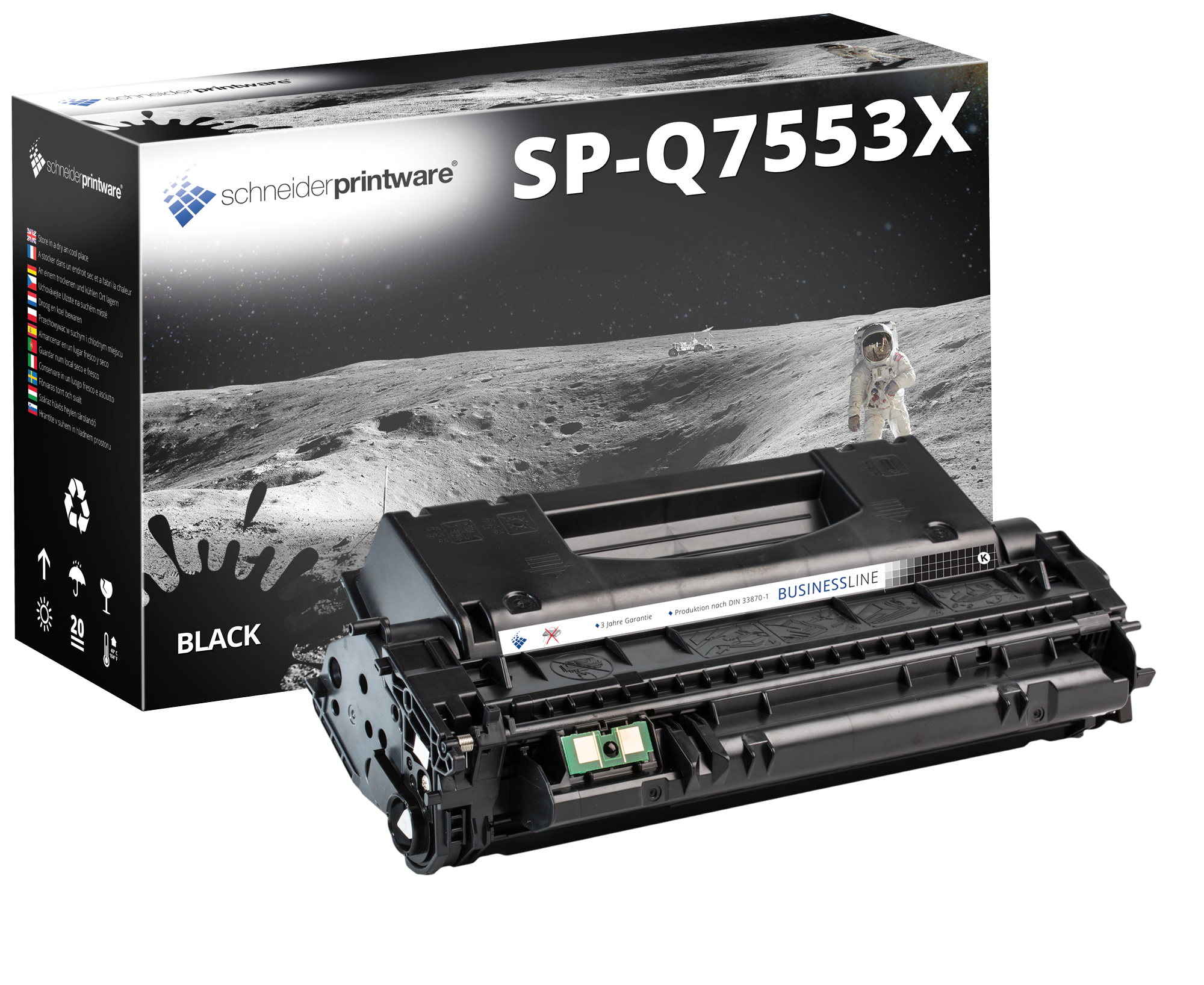 Schneider Printware Toner 50% mehr Leistung ersetzt HP Q7553X / 53X