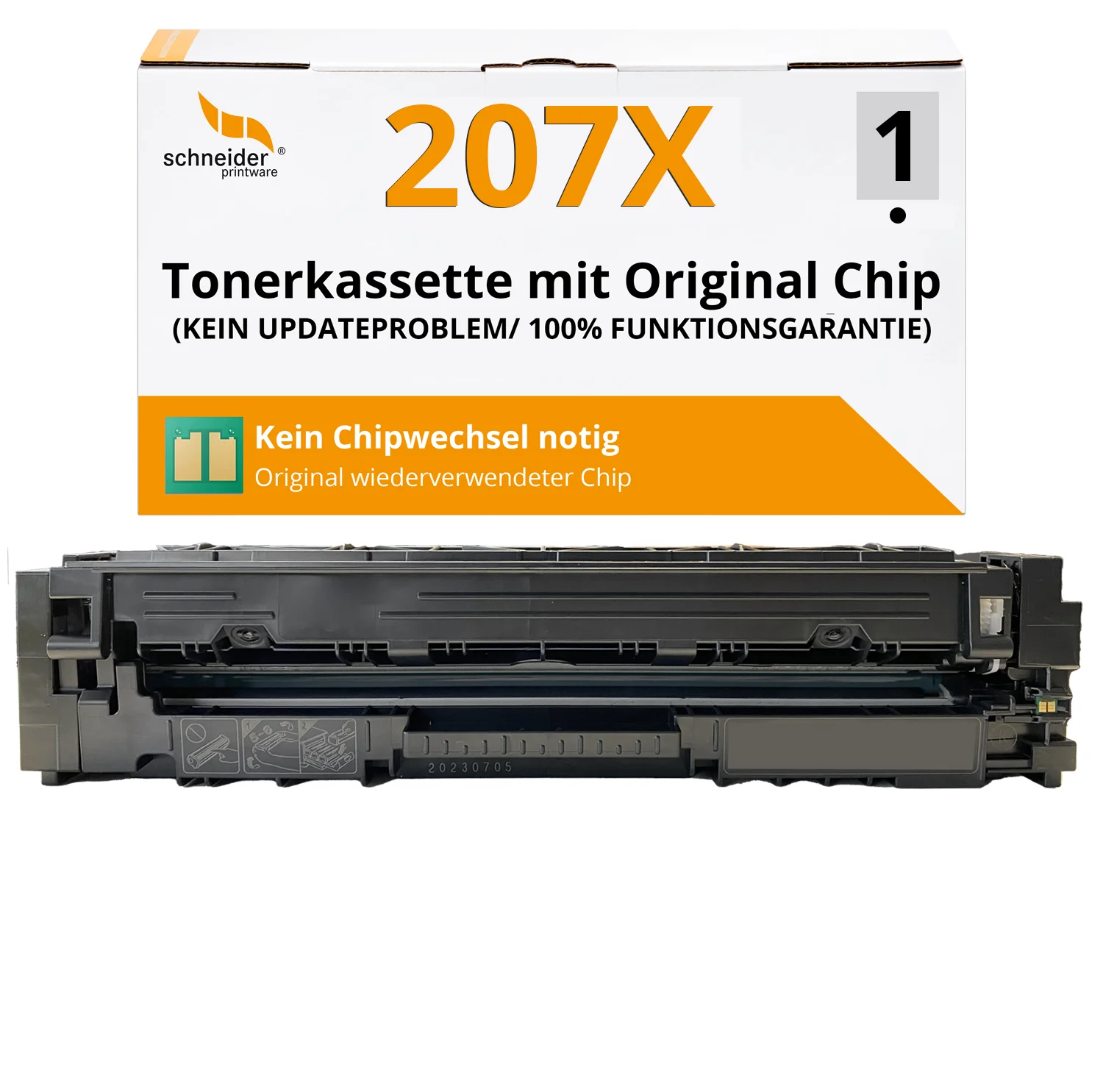 Fachgerecht aufbereitet für HP 207X W2210X Toner MIT CHIP