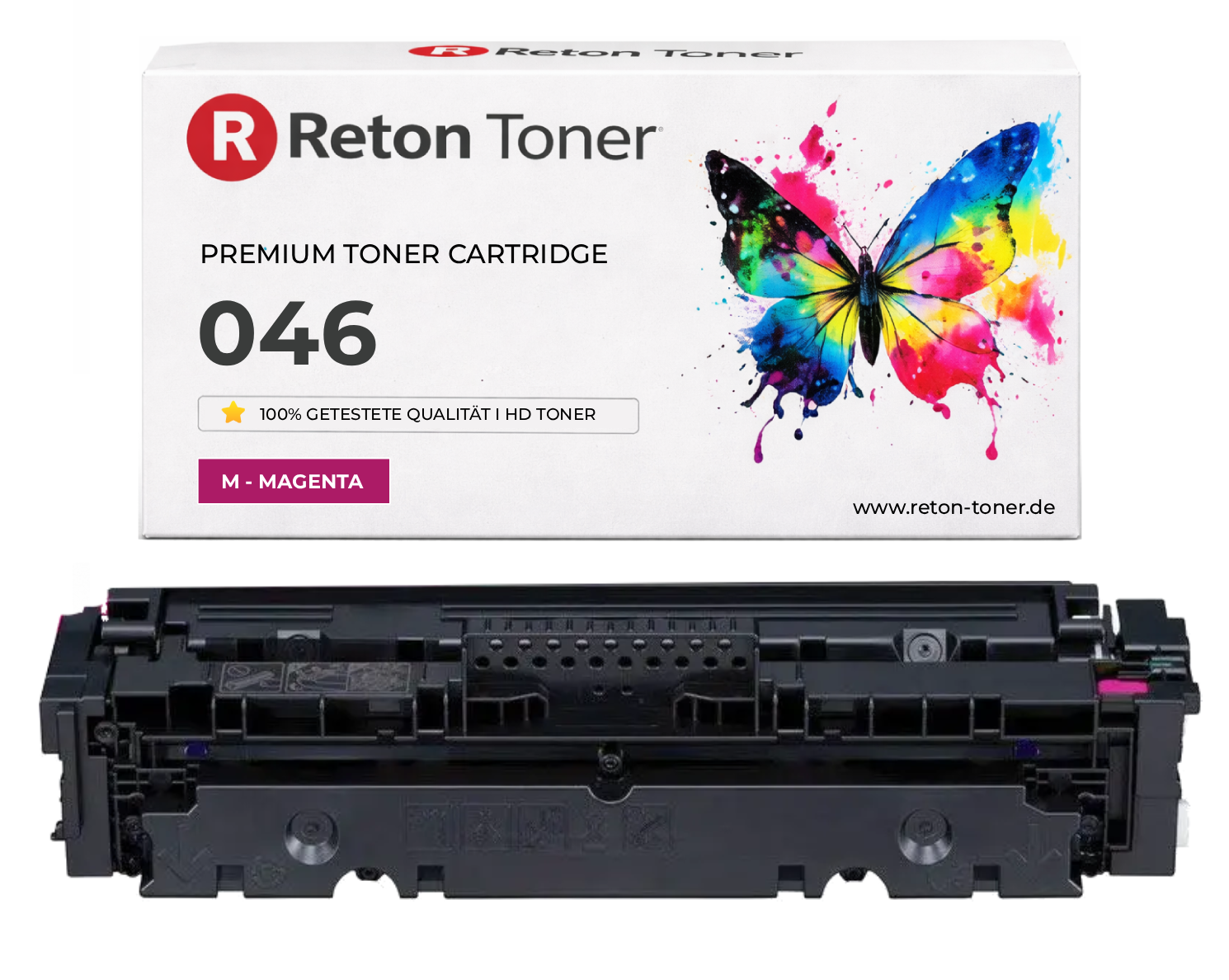 Original Reton Toner ersetzt Canon 046HM Magenta