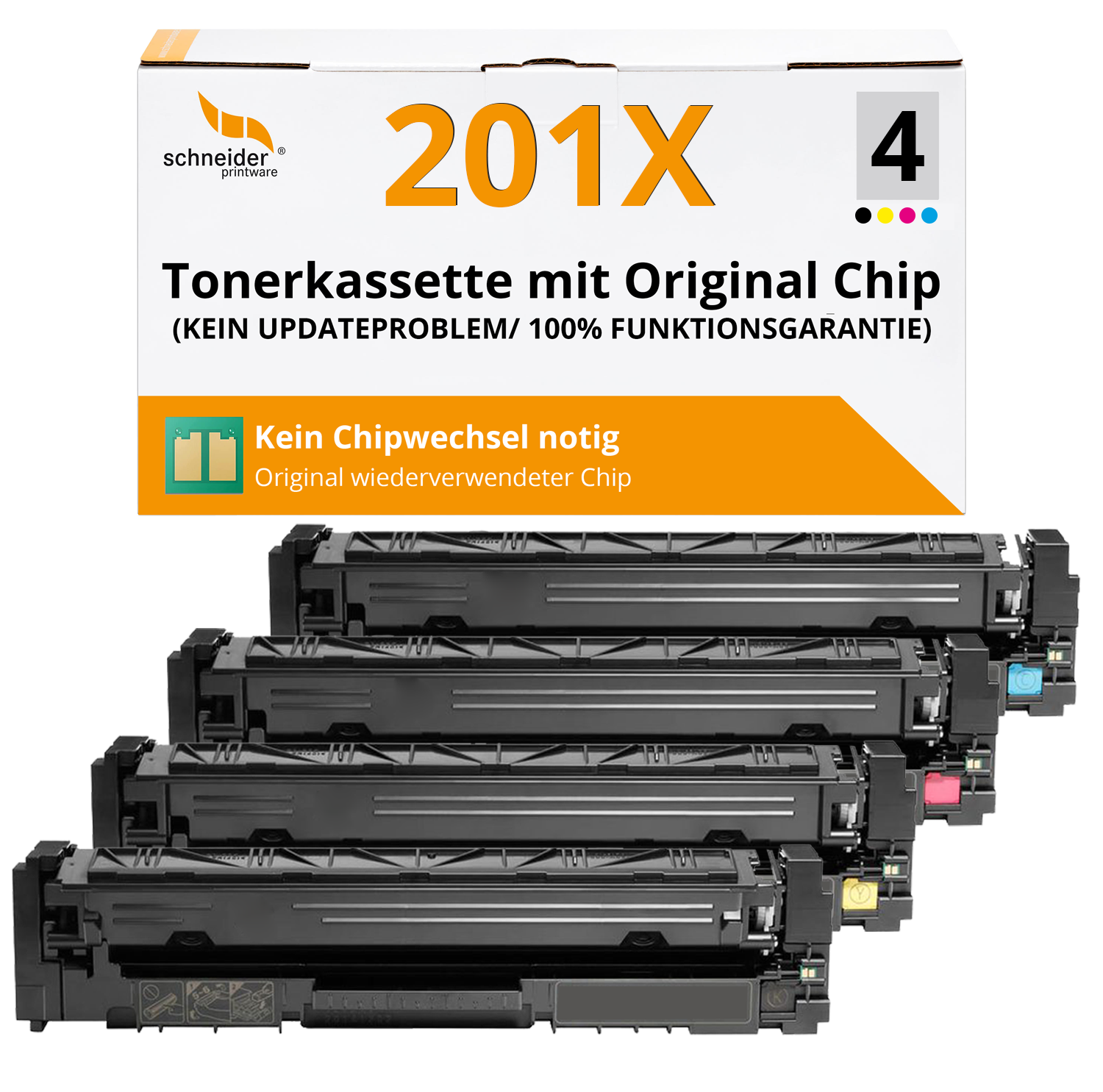 Fachgerecht A+ Recycelt HP 201X Toner Multipack