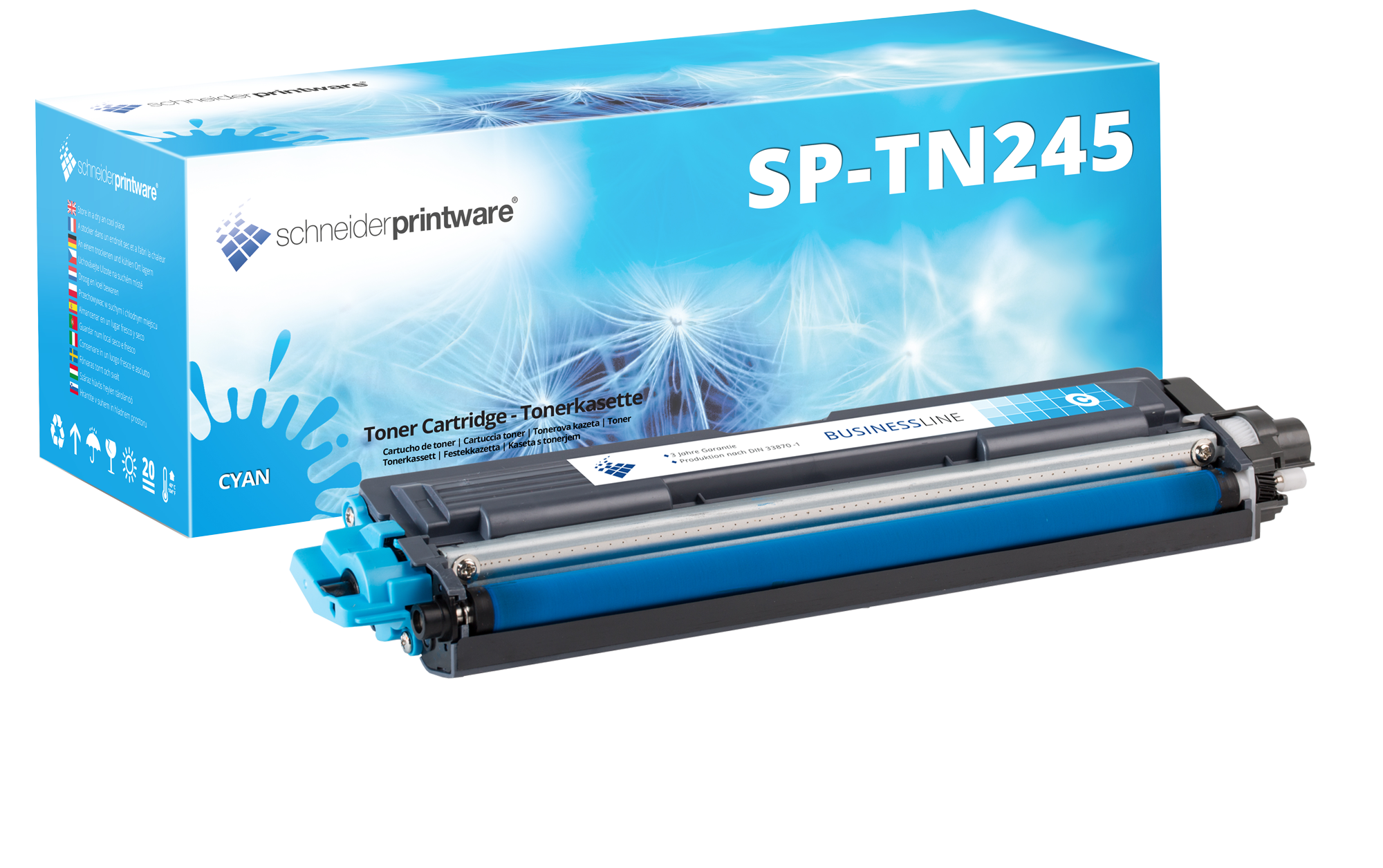 Schneiderprintware Toner 50% höhere Leistung ersetzt Brother TN-245C