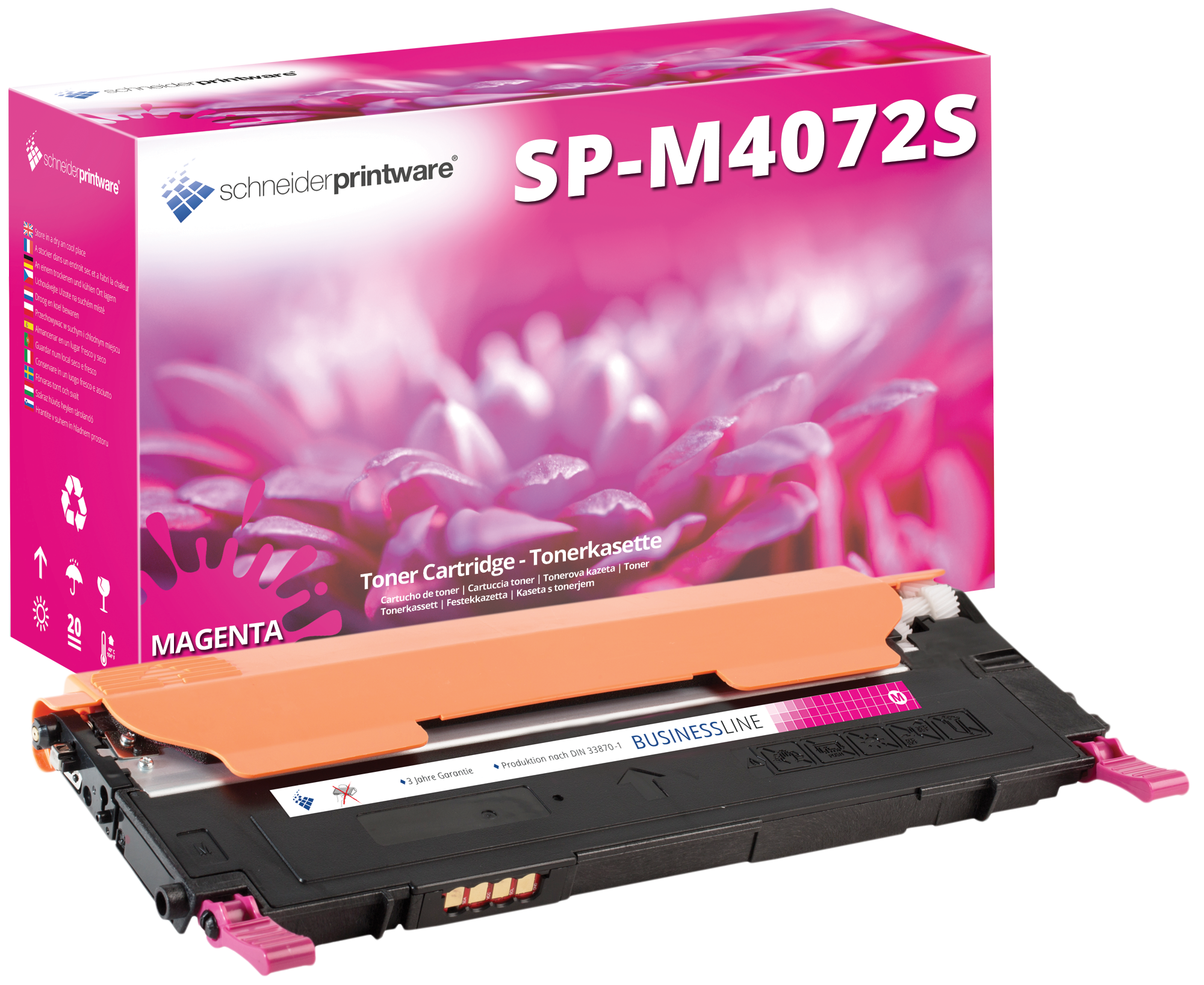 Schneiderprintware Toner ersetzt Samsung CLT-M4072S