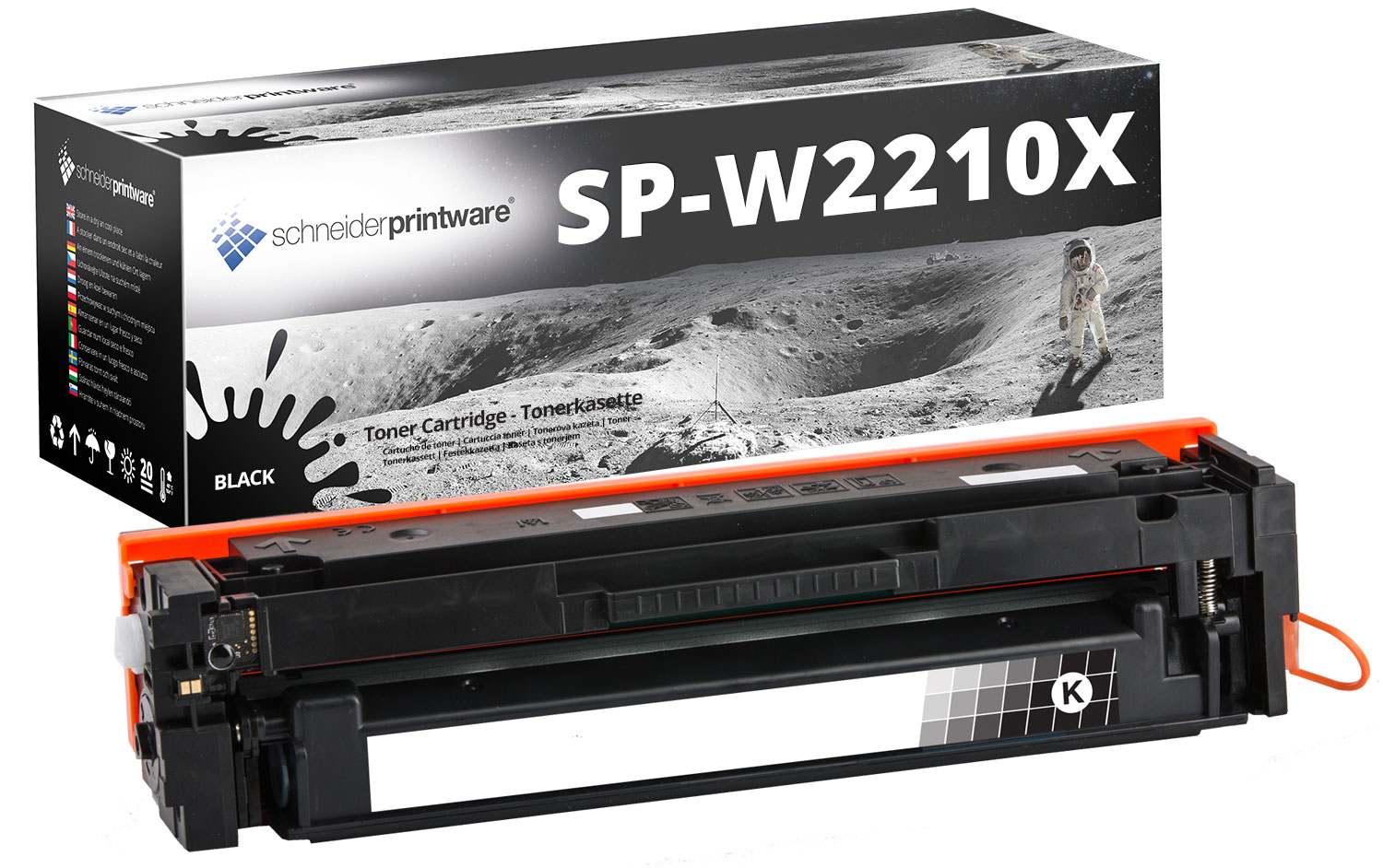 Kompatibel für HP 207X W2210X Schwarz