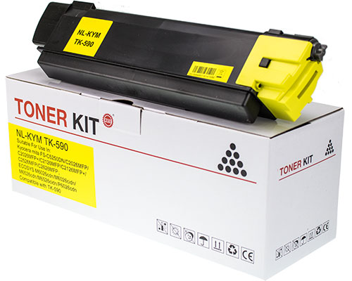 Fabrikneuer Toner ersetzt Kyocera TK-590Y Yellow (5.000 Seiten)